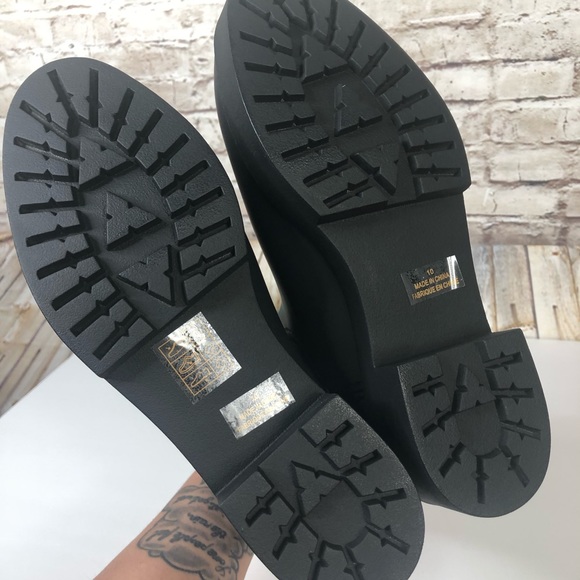 NEW Jeffrey Campbell Hydra Black Matte Boots Size 10M - Picture 4 of 6